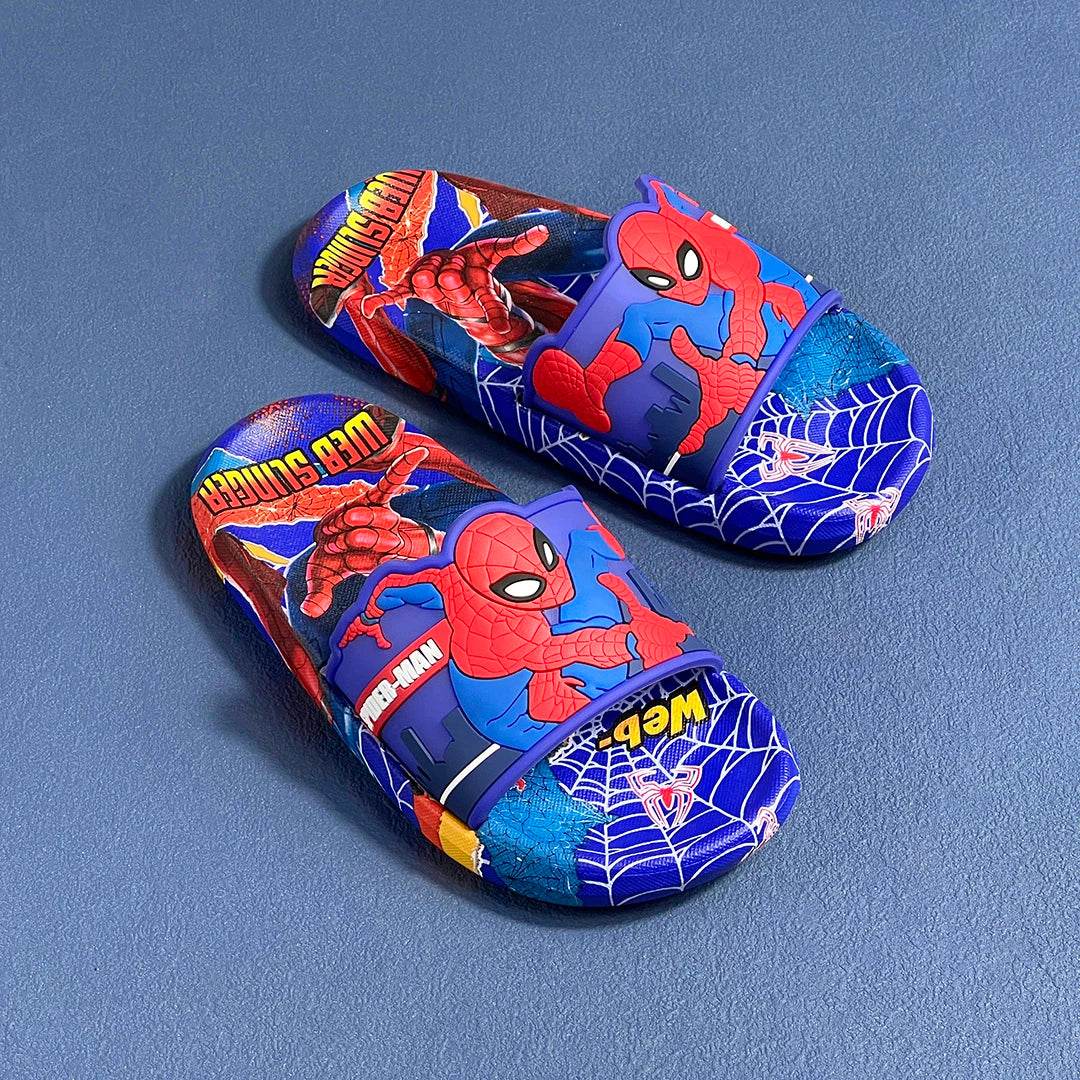 Chausson Claquette Cartoon Spiderman pour Enfant